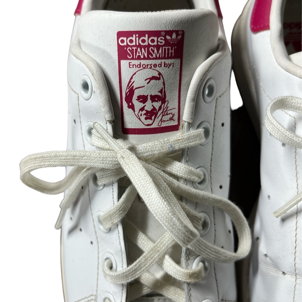 Adidas Men’s Stan Smith white and red size 7 - Picture 7 of 10